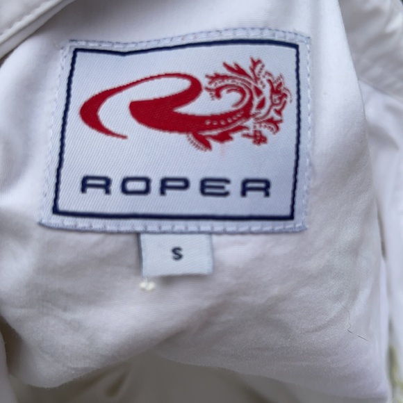 Roper Western Style White Blouse with Flowery Embroidery - Picture 8 of 9